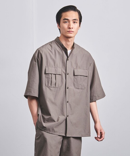 UNITED ARROWS ドットエア バンドカラー ミリタリーシャツ UNITED ARROWS（ユナイテッドアローズ）の「DotAir ドットエア バンド