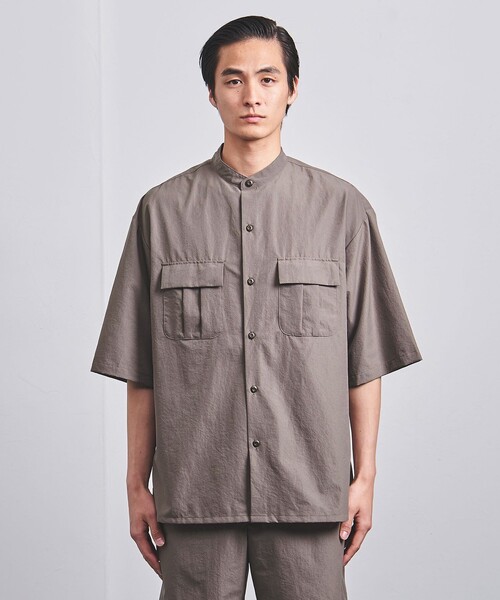UNITED ARROWS ドットエア バンドカラー ミリタリーシャツ UNITED ARROWS（ユナイテッドアローズ）の「DotAir ドットエア バンド