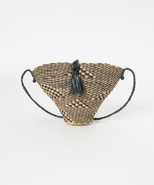 URBAN RESEARCH(アーバンリサーチ)の「ボルガバスケットショルダーバッグ(ショルダーバッグ・レディース・ピンク/ナチュラル/ブラック系その他・-)」の15枚目の写真