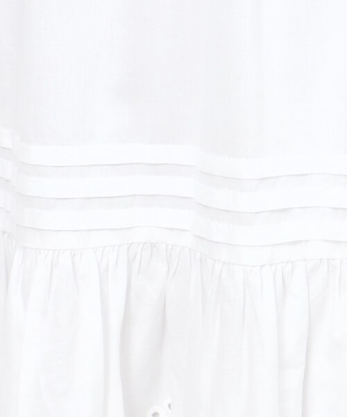 OPAQUE.CLIP(オペークドットクリップ)の「◆カットワークレースティアードスカート【洗える】(スカート・レディース・ブラック/ホワイト・40/38/36)」の10枚目の写真