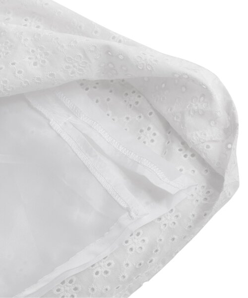 algy（アルジー）の「オフショルティアードワンピ（ワンピース・キッズ・オフホワイト/ブラック・XX-SMALL/X-SMALL/MEDIUM/SMALL）」の10枚目の写真