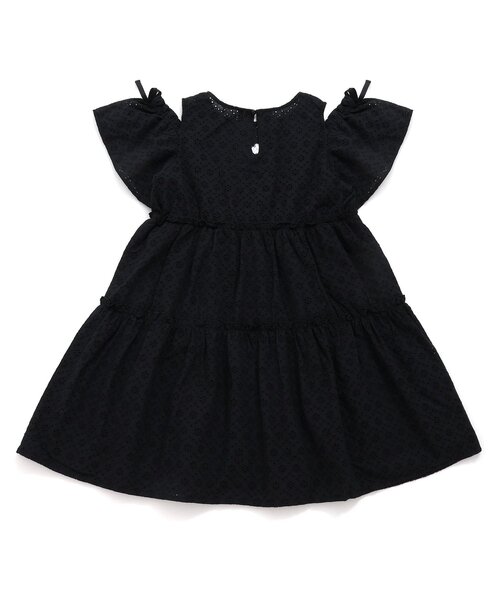 algy（アルジー）の「オフショルティアードワンピ（ワンピース・キッズ・オフホワイト/ブラック・XX-SMALL/X-SMALL/MEDIUM/SMALL）」の11枚目の写真