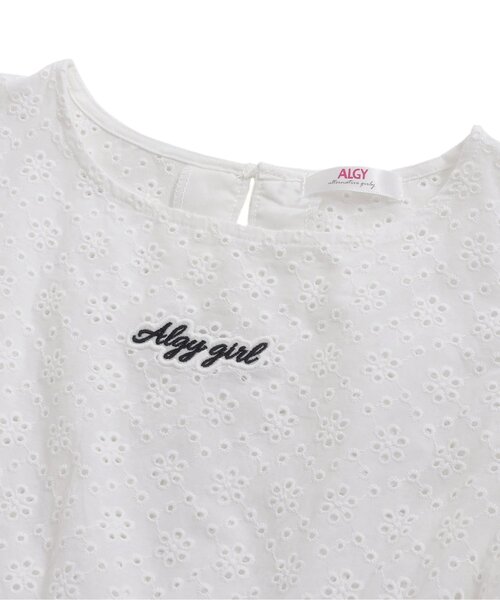 algy（アルジー）の「オフショルティアードワンピ（ワンピース・キッズ・オフホワイト/ブラック・XX-SMALL/X-SMALL/MEDIUM/SMALL）」の13枚目の写真