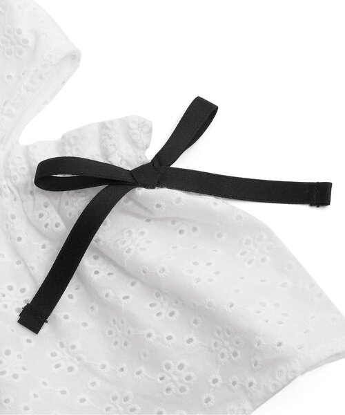 algy（アルジー）の「オフショルティアードワンピ（ワンピース・キッズ・オフホワイト/ブラック・XX-SMALL/X-SMALL/MEDIUM/SMALL）」の17枚目の写真