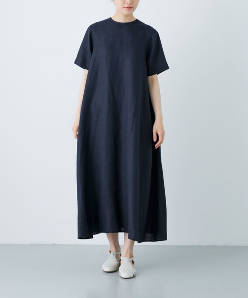 かぐれ（カグレ）の「リネンAラインワンピース（ワンピース）」 - WEAR
