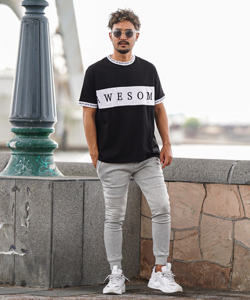 adamsJUGGLER(アダムスジャグラー)の「オーサムティー(Tシャツ/カットソー・メンズ・ホワイト/ブラック・L/M/S/XXL/XL)」の17枚目の写真