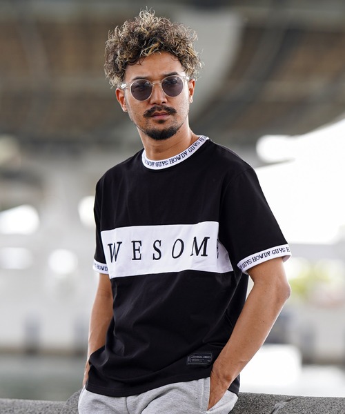 adamsJUGGLER(アダムスジャグラー)の「オーサムティー(Tシャツ/カットソー・メンズ・ホワイト/ブラック・L/M/S/XXL/XL)」の14枚目の写真