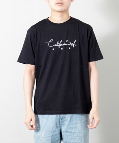 STYLEBLOCK(スタイルブロック)の「半袖プリントTシャツ(California)(Tシャツ/カットソー・メンズ・ブラック/イエロー/ホワイト・M/L/LL)」の3枚目の写真