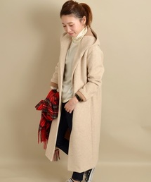 SHIPS for women | ウールジャージーガウンコート◇(その他アウター)