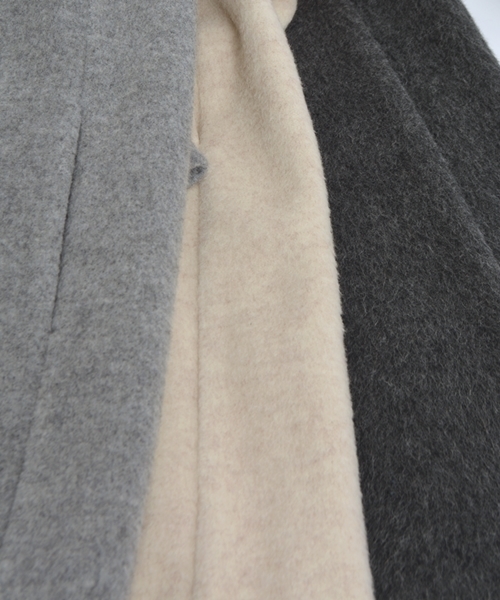 SHIPS for women（シップスフォーウィメン）の「ウールジャージーガウンコート◇（その他アウター・レディース・グレー/ベージュ/スカイブルー・ONE SIZE）」の9枚目の写真