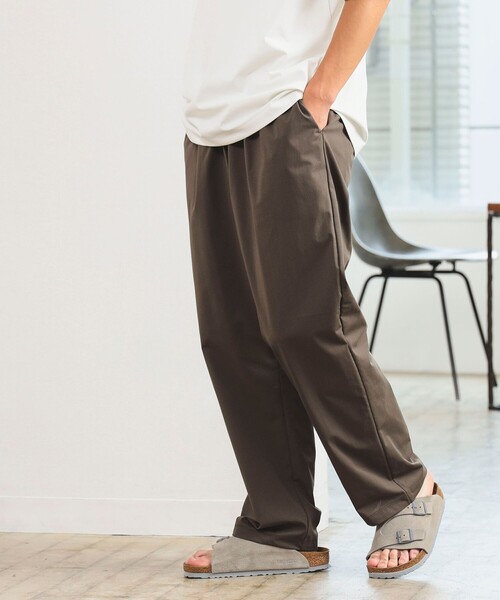 B:MING by BEAMS(ビーミングバイビームス)の「ストレッチ メッシュ 1タック イージー パンツ(その他パンツ・メンズ・ブラック/ブラウン系その他5・SMALL/MEDIUM/LARGE/X-LARGE)」の17枚目の写真