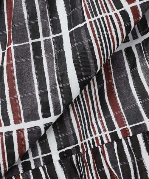 B.C STOCK（ベーセーストック）の「ハンドドロープリントキャミワンピース（ワンピース・レディース・ブルー/ブラック系その他/ピンク/ブラック・FREE）」の15枚目の写真