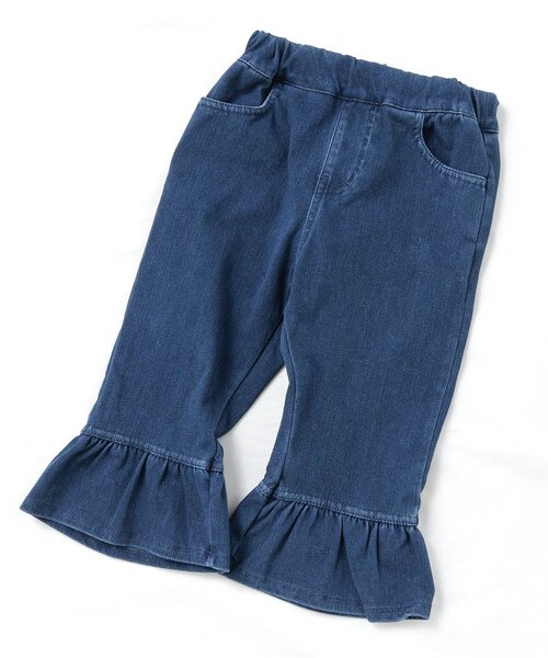 apres les cours（アプレレクール）の「【WEB限定・接触冷感】ひんやりカプリパンツ（その他パンツ・キッズ・ラベンダー/アイボリー/ブルー/サックスブルー・90/100/110/120/80/130/140）」の3枚目の写真