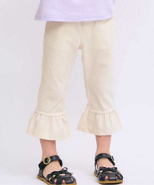 apres les cours（アプレレクール）の「【WEB限定・接触冷感】ひんやりカプリパンツ（その他パンツ・キッズ・ラベンダー/アイボリー/ブルー/サックスブルー・90/100/110/120/80/130/140）」の2枚目の写真