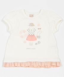 petit main | 【接触冷感/リンク】ビーチモチーフ半袖T(Tシャツ/カットソー)