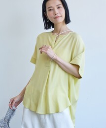 接触冷感ドルマンスキッパーブラウス