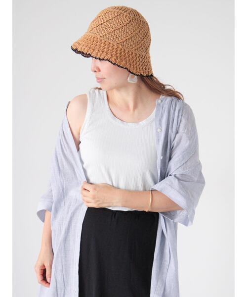 Lugnoncure(ルノンキュール)の「ラメ混ノースリーブトップス(Tシャツ/カットソー・レディース・グレー/ベージュ/ブラック・F)」の1枚目の写真