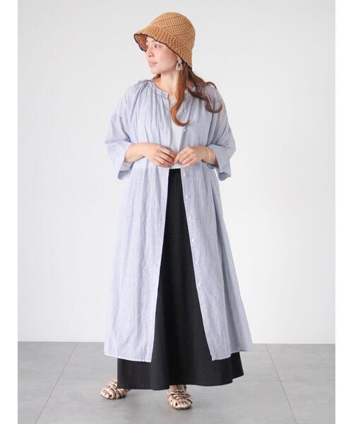 Lugnoncure(ルノンキュール)の「ラメ混ノースリーブトップス(Tシャツ/カットソー・レディース・グレー/ベージュ/ブラック・F)」の15枚目の写真