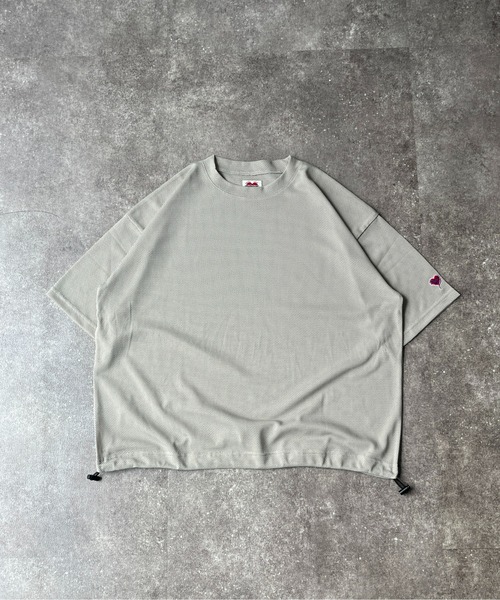 CPCM(シーピーシーエム)の「メッシュスピンドルT(Tシャツ/カットソー・レディース・チャコールグレー/ブラック/グレイッシュベージュ/ネイビー・SMALL/MEDIUM/LARGE)」の21枚目の写真