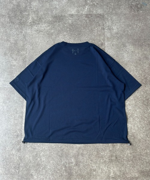 CPCM(シーピーシーエム)の「メッシュスピンドルT(Tシャツ/カットソー・レディース・チャコールグレー/ブラック/グレイッシュベージュ/ネイビー・SMALL/MEDIUM/LARGE)」の22枚目の写真