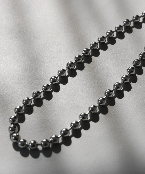 MUTURA（ムツラ）の「チェーンネックレス（ネックレス・メンズ・シルバー系2/シルバー系1・ONE SIZE）」の8枚目の写真