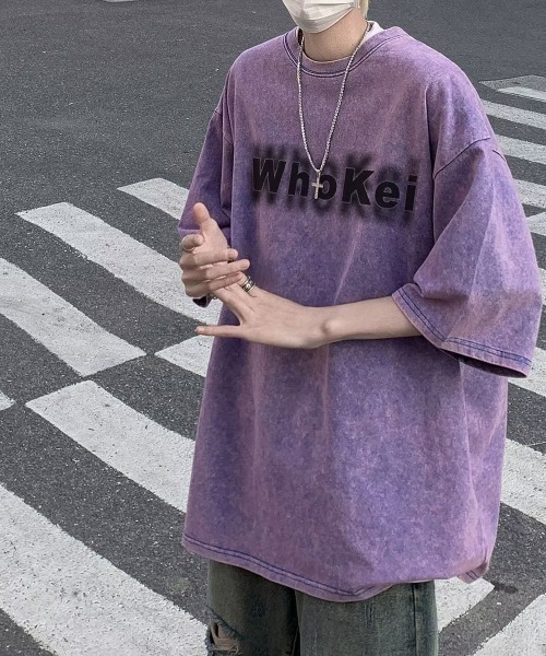 MGV（エムジーヴィー）の「Street Logo T-shirt（Tシャツ/カットソー・メンズ・ブラウン/ピンク/ブラック/パープル/ブルー・MEDIUM/LARGE/X-LARGE）」の4枚目の写真