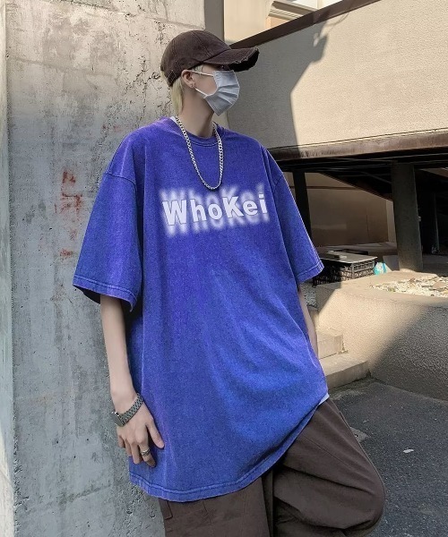 MGV（エムジーヴィー）の「Street Logo T-shirt（Tシャツ/カットソー・メンズ・ブラウン/ピンク/ブラック/パープル/ブルー・MEDIUM/LARGE/X-LARGE）」の7枚目の写真