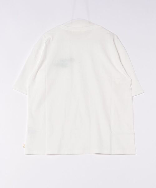 anap mimpi(アナップミンピ)の「メッセージ ワンポイント刺繍 コットン ビッグTシャツ(Tシャツ/カットソー・レディース・ネイビー/ホワイト/グリーン・FREE)」の7枚目の写真