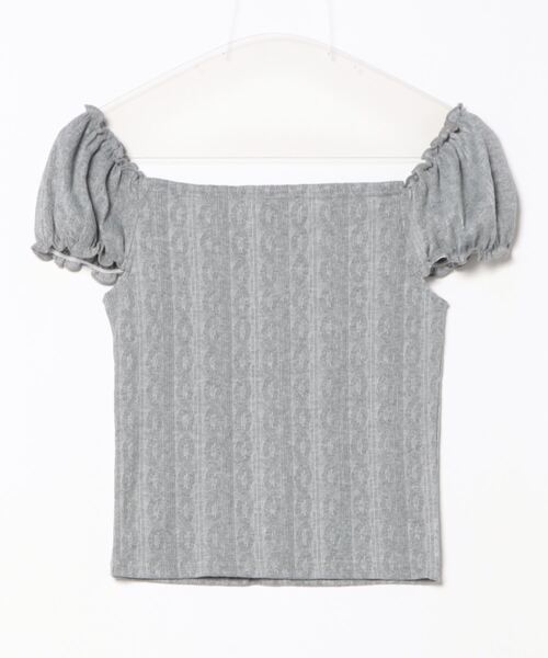 3.3 Field Trip （3.3フィールドトリップ）の「3.3 Field Trip／フリルレースTEE（Tシャツ/カットソー・レディース・グレー/ブラック/レッド・FREE）」の12枚目の写真