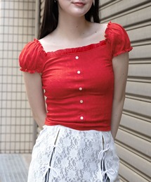 3.3 Field Trip  | 3.3 Field Trip／フリルレースTEE(Tシャツ/カットソー)