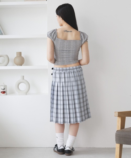 3.3 Field Trip （3.3フィールドトリップ）の「3.3 Field Trip／フリルレースTEE（Tシャツ/カットソー・レディース・グレー/ブラック/レッド・FREE）」の7枚目の写真