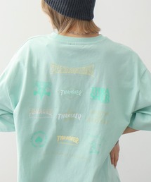 【THRASHER/スラッシャー】バックプリント ハーフスリーブ ビッグシルエットTシャツ