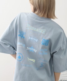 【THRASHER/スラッシャー】バックプリント ハーフスリーブ ビッグシルエットTシャツ