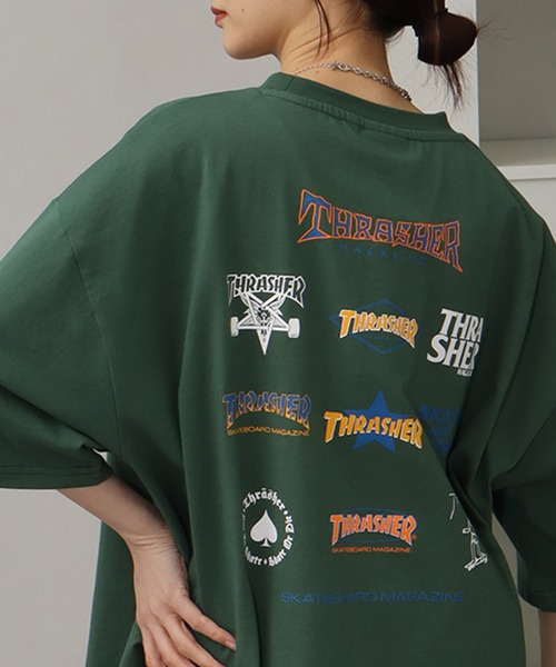 THRASHER（スラッシャー）の「【THRASHER/スラッシャー】バックプリント ハーフスリーブ ビッグシルエットTシャツ（Tシャツ/カットソー・メンズ・ホワイト系その他/ホワイト系その他2/ホワイト系その他3/ホワイト系その他4/ホワイト系その他5/ブラック系その他2/ブラック系その他3/ブラック系その他4/ブラック系その他5/グレー系その他2/グレー系その他3/ブラック系その他/グレー系その他/グレー系その他4/グレー系その他5/グリーン系その他/グリーン系その他2/グリーン系その他3/ベージュ系その他/ベージュ系その他2/ベージュ系その他4/グリーン系その他5/ベージュ系その他3/グリーン系その他4/ベージュ系その他5・M/L/LL）」の21枚目の写真
