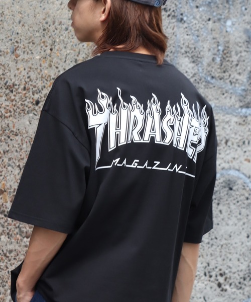 THRASHER（スラッシャー）の「【THRASHER/スラッシャー】バックプリント ハーフスリーブ ビッグシルエットTシャツ（Tシャツ/カットソー・メンズ・ホワイト系その他/ホワイト系その他2/ホワイト系その他3/ホワイト系その他4/ホワイト系その他5/ブラック系その他2/ブラック系その他3/ブラック系その他4/ブラック系その他5/グレー系その他2/グレー系その他3/ブラック系その他/グレー系その他/グレー系その他4/グレー系その他5/グリーン系その他/グリーン系その他2/グリーン系その他3/ベージュ系その他/ベージュ系その他2/ベージュ系その他4/グリーン系その他5/ベージュ系その他3/グリーン系その他4/ベージュ系その他5・M/L/LL）」の9枚目の写真