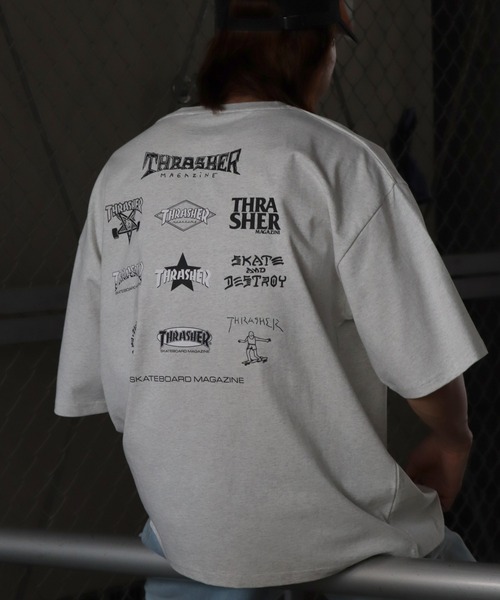 THRASHER（スラッシャー）の「【THRASHER/スラッシャー】バックプリント ハーフスリーブ ビッグシルエットTシャツ（Tシャツ/カットソー・メンズ・ホワイト系その他/ホワイト系その他2/ホワイト系その他3/ホワイト系その他4/ホワイト系その他5/ブラック系その他2/ブラック系その他3/ブラック系その他4/ブラック系その他5/グレー系その他2/グレー系その他3/ブラック系その他/グレー系その他/グレー系その他4/グレー系その他5/グリーン系その他/グリーン系その他2/グリーン系その他3/ベージュ系その他/ベージュ系その他2/ベージュ系その他4/グリーン系その他5/ベージュ系その他3/グリーン系その他4/ベージュ系その他5・M/L/LL）」の12枚目の写真