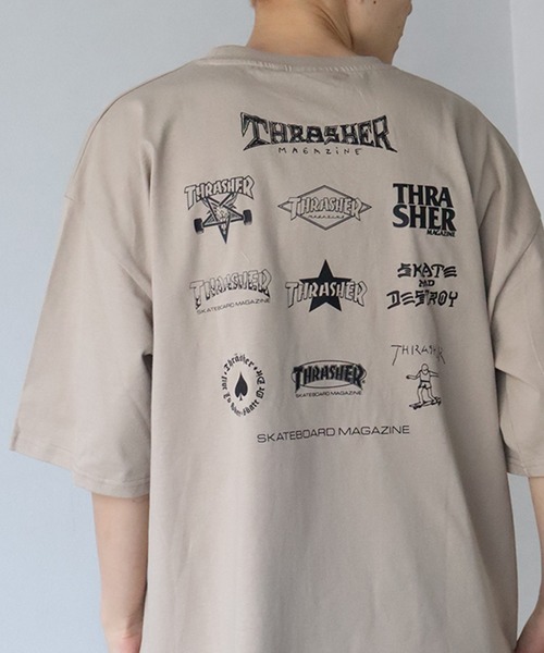 THRASHER（スラッシャー）の「【THRASHER/スラッシャー】バックプリント ハーフスリーブ ビッグシルエットTシャツ（Tシャツ/カットソー・メンズ・ホワイト系その他/ホワイト系その他2/ホワイト系その他3/ホワイト系その他4/ホワイト系その他5/ブラック系その他2/ブラック系その他3/ブラック系その他4/ブラック系その他5/グレー系その他2/グレー系その他3/ブラック系その他/グレー系その他/グレー系その他4/グレー系その他5/グリーン系その他/グリーン系その他2/グリーン系その他3/ベージュ系その他/ベージュ系その他2/ベージュ系その他4/グリーン系その他5/ベージュ系その他3/グリーン系その他4/ベージュ系その他5・M/L/LL）」の17枚目の写真