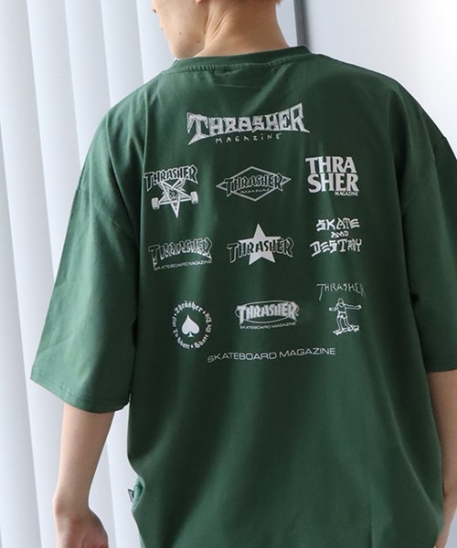 THRASHER（スラッシャー）の「【THRASHER/スラッシャー】バックプリント ハーフスリーブ ビッグシルエットTシャツ（Tシャツ/カットソー・メンズ・ホワイト系その他/ホワイト系その他2/ホワイト系その他3/ホワイト系その他4/ホワイト系その他5/ブラック系その他2/ブラック系その他3/ブラック系その他4/ブラック系その他5/グレー系その他2/グレー系その他3/ブラック系その他/グレー系その他/グレー系その他4/グレー系その他5/グリーン系その他/グリーン系その他2/グリーン系その他3/ベージュ系その他/ベージュ系その他2/ベージュ系その他4/グリーン系その他5/ベージュ系その他3/グリーン系その他4/ベージュ系その他5・M/L/LL）」の22枚目の写真