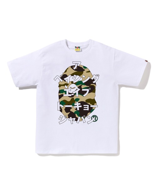 1ST CAMO BAPE KATAKANA TEE（Tシャツ/カットソー）｜A BATHING APE（アベイシングエイプ）