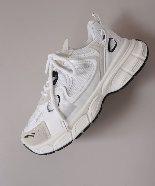 ammy.（エイミードット）の「【 ammy. / エイミードット 】 ボリュームソール スニーカー（スニーカー・レディース・ホワイト・S/M/L）」の6枚目の写真