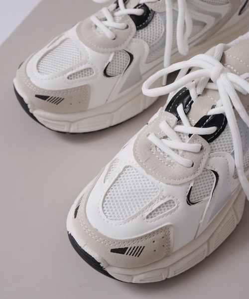 ammy.（エイミードット）の「【 ammy. / エイミードット 】 ボリュームソール スニーカー（スニーカー・レディース・ホワイト・S/M/L）」の8枚目の写真