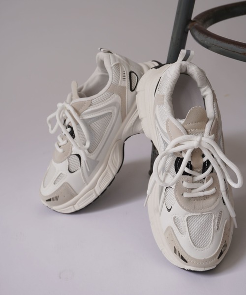 ammy.（エイミードット）の「【 ammy. / エイミードット 】 ボリュームソール スニーカー（スニーカー・レディース・ホワイト・S/M/L）」の9枚目の写真