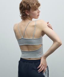 uyu.（ウユ）の「カップ付きバックオープンデザインキャミソール（キャミソール）」