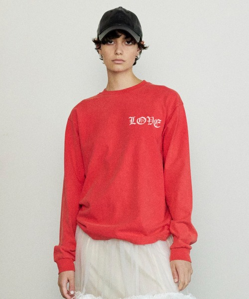 最終値下✴︎メゾンスペシャル　maison special 長袖カットソー LOVE Long Sleeve T-shirt/LOVEロングスリーブTEE【MAISON