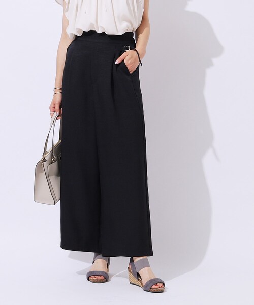 DRESKIP（ドレスキップ）の「◆【高レビュー/洗える/セットアップ可】サイドベルトがアクセント 大人のためのワイドパンツ（その他パンツ・レディース・ベージュ/ネイビー/カーキ・04/03/02）」の17枚目の写真