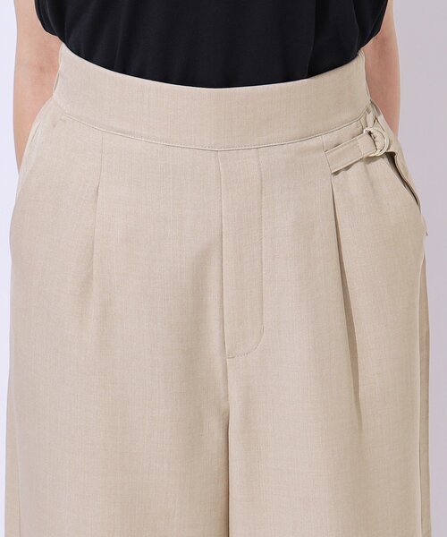 DRESKIP（ドレスキップ）の「◆【高レビュー/洗える/セットアップ可】サイドベルトがアクセント 大人のためのワイドパンツ（その他パンツ・レディース・ベージュ/ネイビー/カーキ・04/03/02）」の12枚目の写真