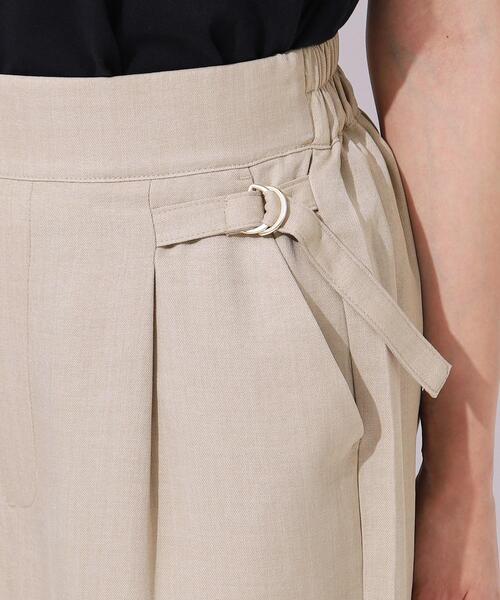 DRESKIP（ドレスキップ）の「◆【高レビュー/洗える/セットアップ可】サイドベルトがアクセント 大人のためのワイドパンツ（その他パンツ・レディース・ベージュ/ネイビー/カーキ・04/03/02）」の14枚目の写真