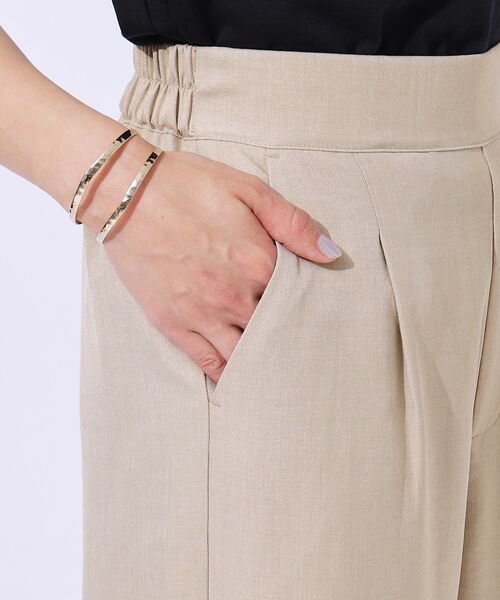 DRESKIP（ドレスキップ）の「◆【高レビュー/洗える/セットアップ可】サイドベルトがアクセント 大人のためのワイドパンツ（その他パンツ・レディース・ベージュ/ネイビー/カーキ・04/03/02）」の15枚目の写真