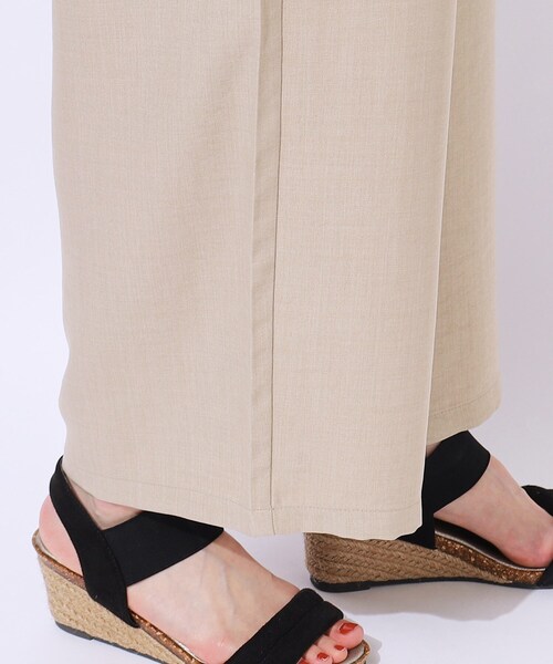 DRESKIP（ドレスキップ）の「◆【高レビュー/洗える/セットアップ可】サイドベルトがアクセント 大人のためのワイドパンツ（その他パンツ・レディース・ベージュ/ネイビー/カーキ・04/03/02）」の16枚目の写真