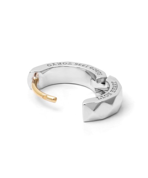 LION HEART(ライオンハート)の「LH for Gift カッティングフープピアス/シグネチャー/シルバー925(ピアス(片耳用)・メンズ・シルバー・ONE SIZE)」の5枚目の写真